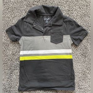 Boys Cat & Jack short sleeved polo shirt size s (6-7)